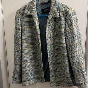 Dana Buchman Multicolor Textured Blazer